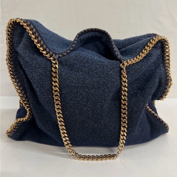 Stella McCartney Handbags - Stella McCartney Authenticated Large Falabella Ombre Blue Wool Tote Bag Purse 🌺🌺